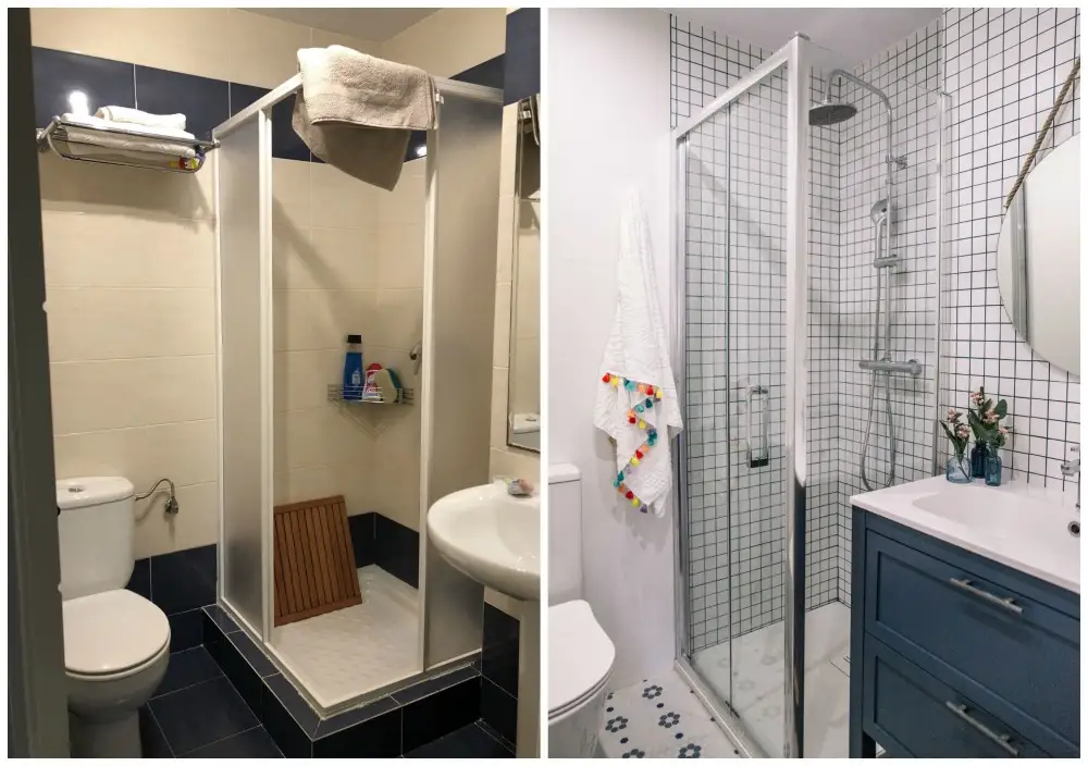 baño ubicado en un apartamento de la calle La Candelaria, en el distrito de Torre de Benagalbón -Rincon de la victoria