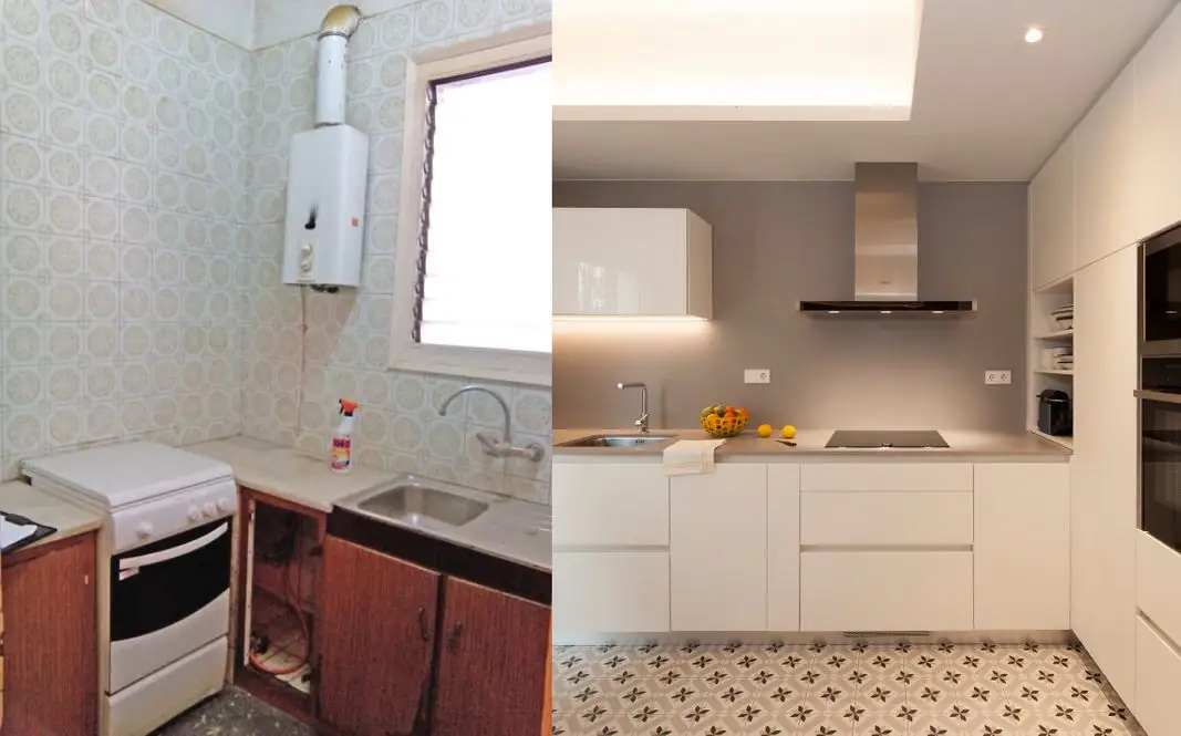 fotos antes y despues de reformas de cocinas en benalmadena